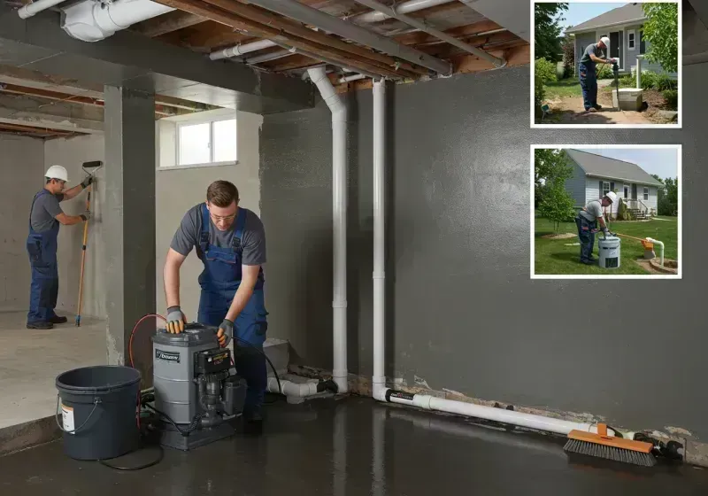 Basement Waterproofing and Flood Prevention process in Mount Gay-Shamrock, WV